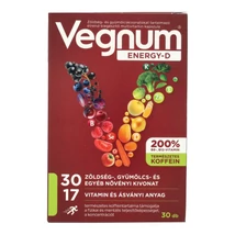 VEGNUM ENERGY-D MULTIVITAMIN KAPSZ. 30DB