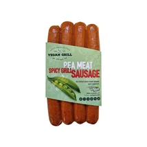 VEGÁN MANUF.GRILL PEA MEAT BÁSZKA PIKÁNS