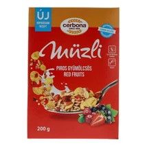 CERBONA MÜZLI PIROS GYÜMÖLCSÖS