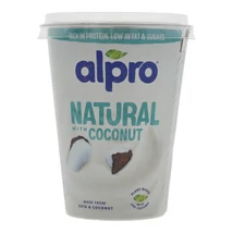 ALPRO SZÓJAGURT KÓKUSZ NATÚR 400G 40N