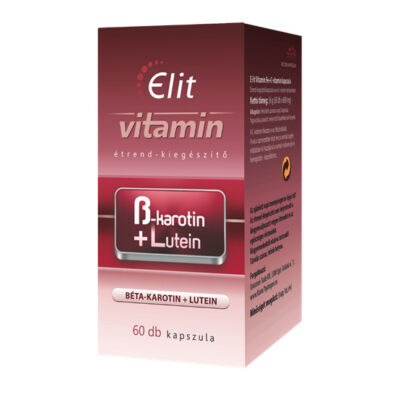 E-lit vitamin - Béta karotin+Lutein 60db kapsz.