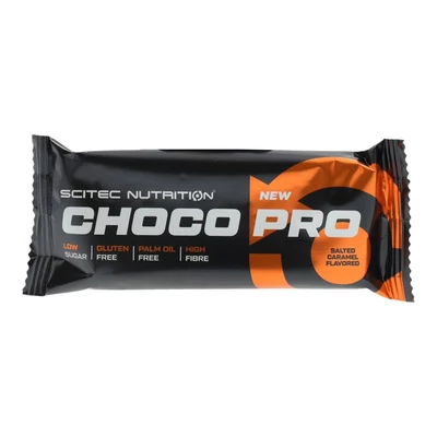 SCITEC CHOCO PRO SZELET SÓS KARAMELL 50G