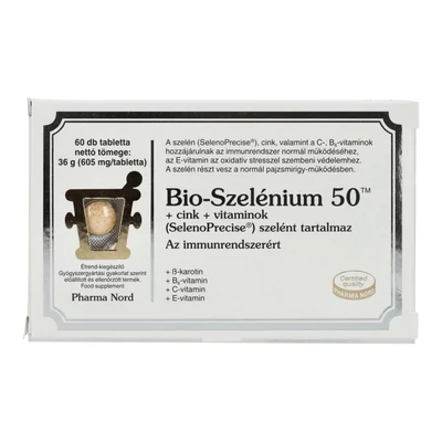BIO-SZELÉNIUM 50+CINK+VITAMINOK 60DB