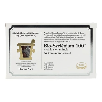 BIO-SZELÉNIUM 100+CINK+VITAMINOK 60DB