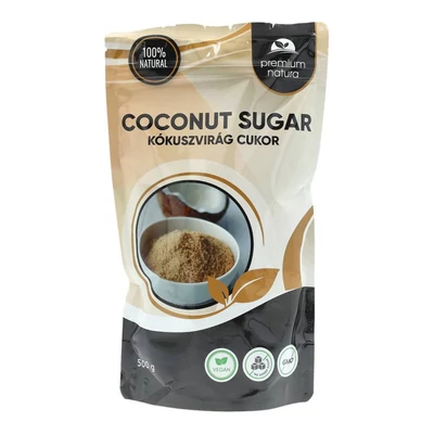 PREMIUM NATURA KÓKUSZVIRÁG CUKOR 500G