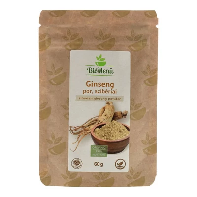 BIOMENÜ BIO SZIBÉRIAI GINSENG POR 60G