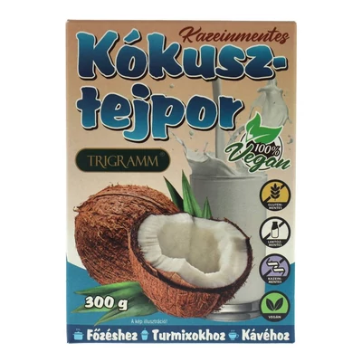 TRIGRAMM KÓKUSZTEJPOR KAZEINMENTES 300G