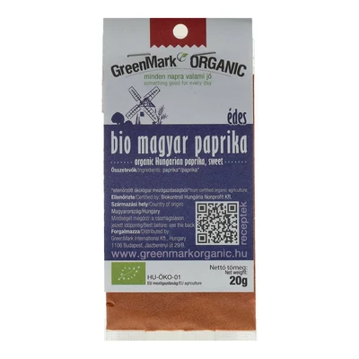 GREENMARK BIO PAPRIKA ÉDES ŐRL.