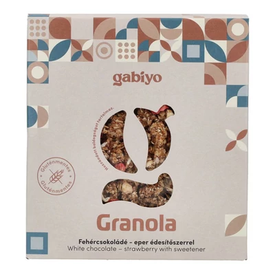 GABIYO GRANOLA FEHÉRCSOKI-EPER GM. 275G